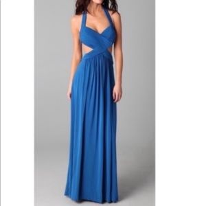 BCBGMaxazria Cutout Gown